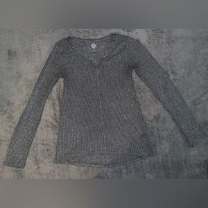 Soft Gray Long Sleeve Shirt